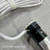 Fabtex Roller shade motor head connected to quick disconnect cord