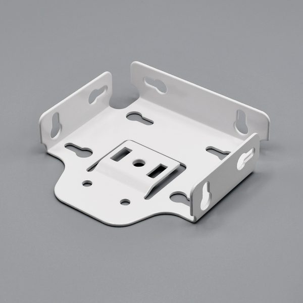 white Fabtex 4" bracket for roller shade fascia system