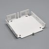 White Fabtex 5 inch Dual Bracket Base Plate for fascia roller shade system