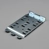 White Fabtex 5 inch Dual Bracket fascia roller shade system insert bracket