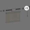 Exploded view of Fabtex Roller Shade components, highlighting the 1.5" tube clutch