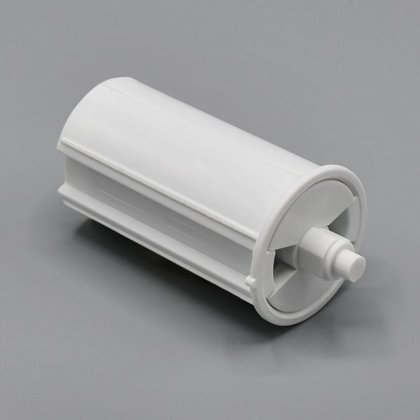 White Fabtex heavy duty pin end or end plug for roller shades