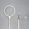 72" White ADA Drapery Baton with Loop & Adapter (12 pcs)