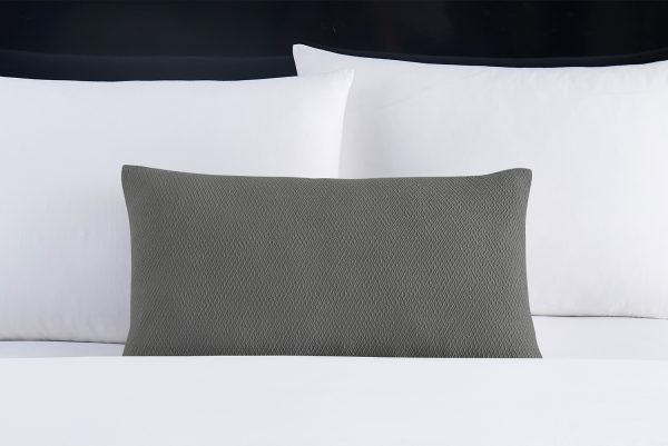 Klein Diamond Bolster Pillow - Smoke (4pcs) - Image 3