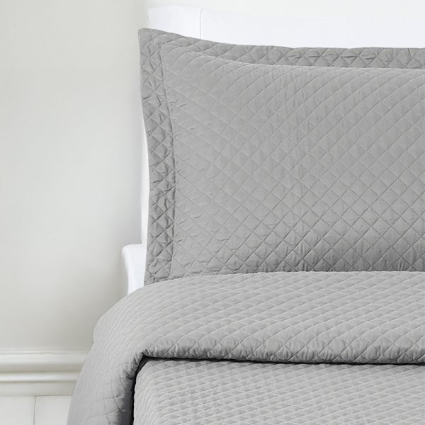 Rhapsody Quilt Sham King - Grey (12 pcs) - Image 3