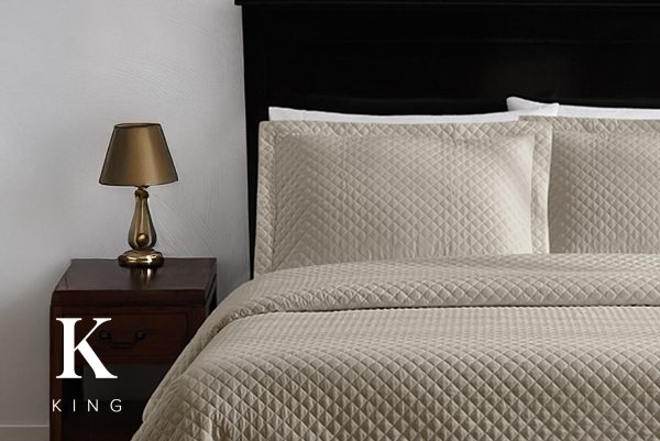 Rhapsody Quilt Sham King - Truffle (12 pcs)