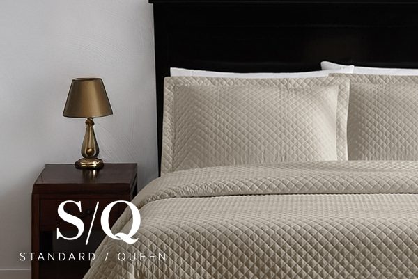 Rhapsody Quilt Sham Standard/Queen - Truffle  (12 pcs)