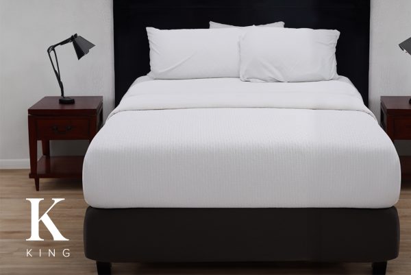 TS Rembrandt King Top Sheet - White (6 pcs)