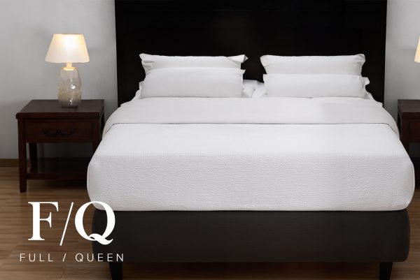 TS Saxon Full/Queen Top Sheet - White (6 pcs)