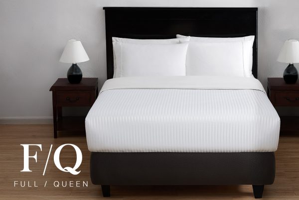 TS Sicilian Full/Queen Top Sheet - White (6 pcs)